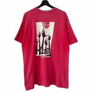 ■激レア■90s USA製 NIKE HOOPS アート Tシャツ M L XL ナイキ バスケ jordan ジョーダン ビンテージ