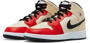 ナイキ エア ジョーダン 1 ミッド SS GS 23.5㎝ DV7012-100 NIKE AIR JORDAN 1 MID SS （GS) 子供 キッズ 子供用 女性 