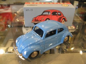 ★イタリア購入再販マーキュリー1/48VWフォルクスワーゲン ビートル 1200 MAGGIOLINO 1967 ブルー☆