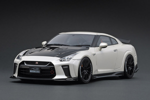 ★絶版IGモデル1/18 TOP SECRET GT-R(R35) White Peal IG1537☆