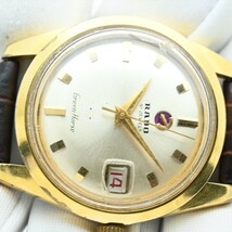 RADO/GOLDEN HORSE●41石 自動巻き Cal.1700/01 動作品 メンズ腕時計 ビンテージ 1円～ ラドー ゴールデンホース 1円 中古 アンティーク_画像2