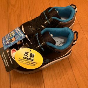 [ immediate payment ] stock disposal ultra rare new goods Champion sneakers black 15.0cm P007K①