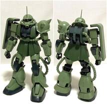 TF5未組立1/60中古キャラホビ組立品2008限定版MS-06FザクⅡZAKU2バンダイ+ウエポンズBANDAIガンプラまとめアニメーションカラーVerガンプラ_画像8