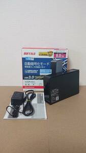 BUFFALO HD-LX8.0U3D バッファロー HD-LXU3Dシリーズ 8TB [外付けハードディスク DriveStation USB3.0/2.0 ハードウェア暗号機能搭載]