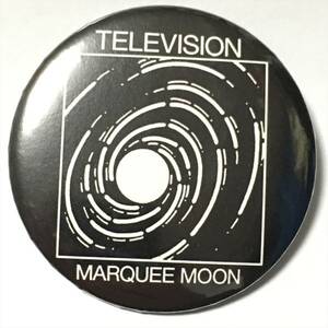 デカ缶バッジ 5.7cm Television Marquee Moon / NY Punk Ramones Blondie New York Dolls Richard Hell Johnny Thunders Dead Boys