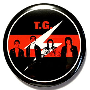 デカ缶バッジ 58mm 缶バッジ スロッビング・グリッスル Throbbing Gristle ジェネシス・P GISM ボアダムス