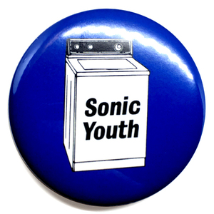 デカ缶バッジ 58mm Sonic youth washing machine ソニックユース