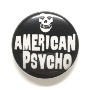 25mm 缶バッジ Misfits American Psycho ミスフィッツ Danzig Samhainの画像1