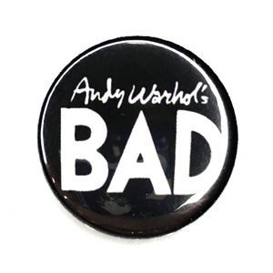25mm 缶バッジ Andy Warhol アンディーウオーホル BAD Blondie ブロンディ Deborah Harry Pop Art