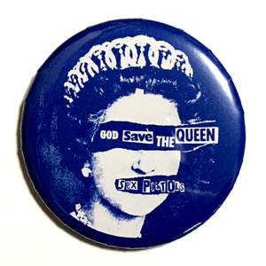 デカ缶バッジ 58mm SEX PISTOLS God Save The Queen セックスピストルズ ゴッド・セイヴ・ザ・クィーン PIL SID