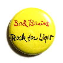 25mm 缶バッジ Bad Brains ⑤ Rock For Light バッドブレインズ Hardcore Punk パンク_画像1