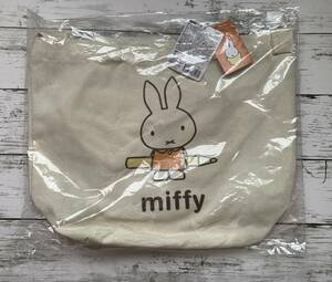 未使用★miffy/ミッフィー★ショルダー付き　キャンパス　トートバッグ　エコバッグ