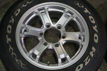 深溝 ホワイトレター TOYO H20 215/65R16 109/107R WEDS KEELER 6.5J +38 PCD139.7 200系 ハイエース レジアスエース *440n_画像4