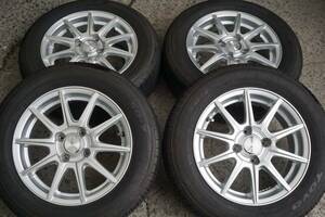 深溝８分～ TOYO SD7 175/65R14 VEMOTION +38 PCD100 アクア ヴィッツ bB パッソ ブーン ポルテ フィット デミオ ノート マーチ *445n