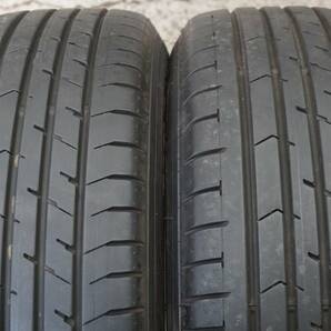 深溝８分～ グッドイヤー イーグルRVF 215/60R17 トヨタ エスティマ純正 7J PCD114.3 C-HR ヴェルファイア アルファード ヤリスクロス*453nの画像2