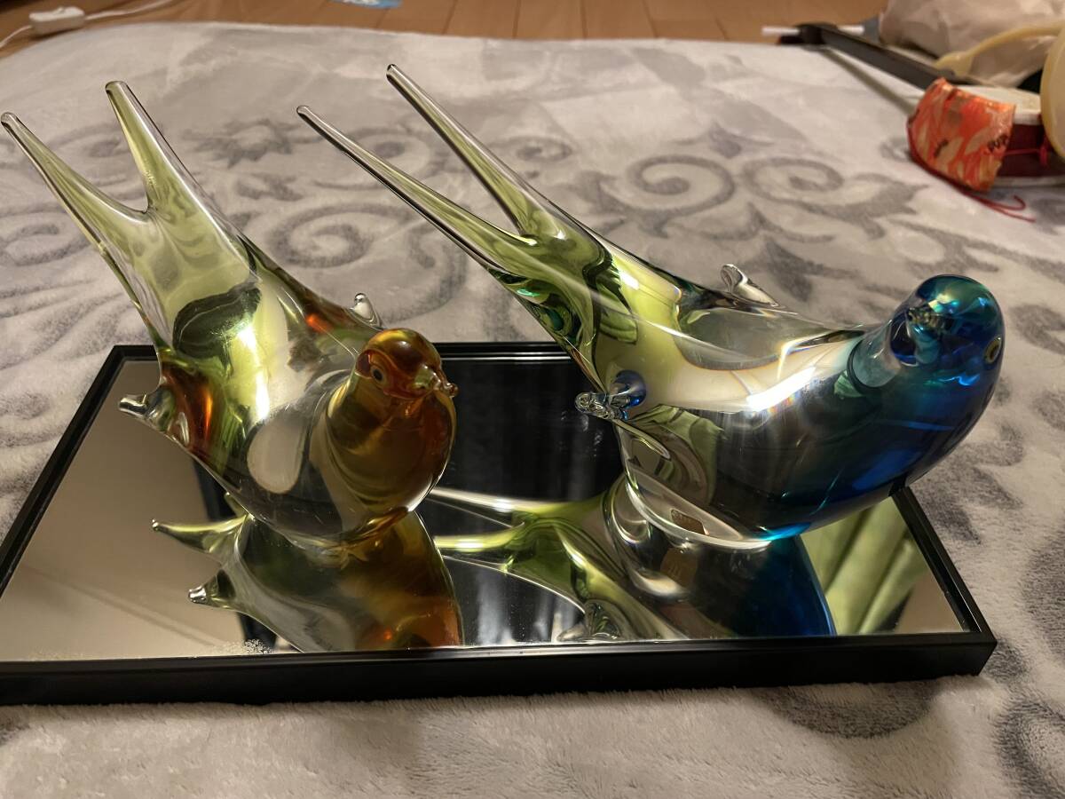 Yahoo!オークション -「マルティグラス 鳥」(工芸ガラス Yahoo!オークション -「マルティグラス 鳥」(工芸ガラス