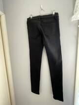 美品・レディース・UNIQLO　JEANS・ユニクロ・スキニーパンツ・ブラック・サイズ25（63.5ｃｍ）・1000円_画像4