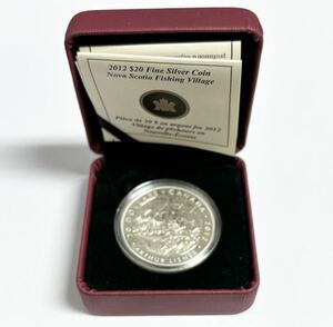 カナダ 銀貨 2012年 ARTHUR LISMER 20ドル シルバー プルーフコイン　ケース付 