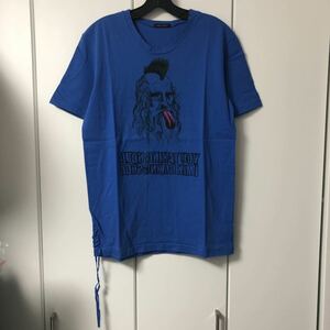 MILK BOY Milkboy T-shirt blue a in shu Thai n mirror character 