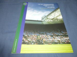 テニス「THE126TH　CHAMPIONSHIPS WIMBLEDON2012」現地プログラム/ウィンブルドンパンフ/ 優勝：ロジャーフェデラー/セリーナウィリアムズ