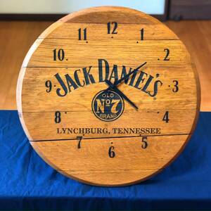 ジャックダニエル JACK DANIEL'S ウイスキー 時計 レトロ ビンテージ インテリア 非売品 ウイスキー樽