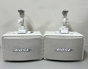 BOSE スピーカー 111ADW ホワイト　ペア 天吊り金具付き　 中古