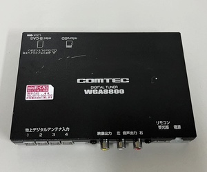 コムテック 地デジチューナー 4×4チューナー/フルセグ 自動切換/COMTEC WGA8800　現状品