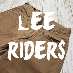 【LEE RIDERS】リー ライダース ストレッチ カラーパンツ ラメ入り スリムストレート 27インチ ブラウンの画像1