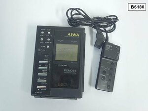 B6180S AIWA ステレオカセットレコーダー HS-JX10 リモコン RC-10J