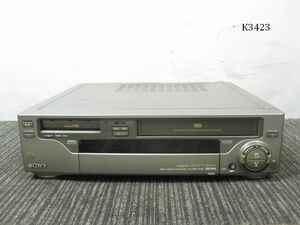 K3423M SONY ソニー Hi8/VHS ダブルビデオデッキ WV-BS2 ジャンク