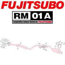 FUJITSUBO RM-01Aマフラー E/GF-DC2インテグラタイプR H7/10～H12/8_画像1