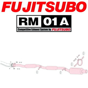 FUJITSUBO RM-01Aマフラー E-GF8インプレッサスポーツワゴンWRX H5/10～H10/9