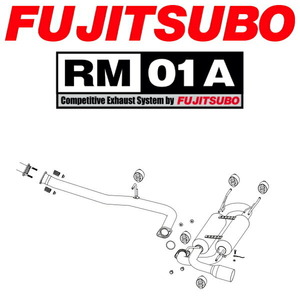 FUJITSUBO RM-01Aマフラー LA/ABA-SE3PマツダRX-8 H15/4～H20/3