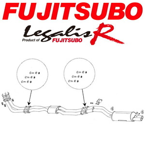 FUJITSUBO レガリスRマフラー KGC10スカイライン L20 M/T 2ドア用 S45/9～S47/9