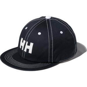 ★ヘリーハンセン 帽子 キャップ ジュニア ツイルキャップ キッズ ネイビー フリー 53～55 サイズ調整可能