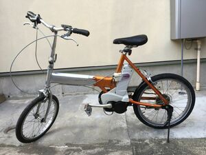 パナソニック WiLL ELECTRIC BIKE BE-EHF07AK（OFFTIME）リチウム3.6AH 18-20インチ 7段 折り畳み電動（ジャンク）