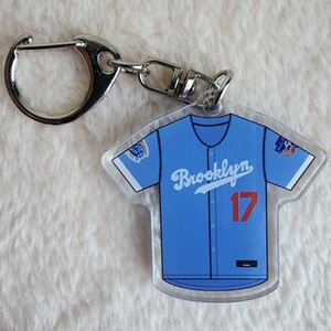 新品未使用　ロサンゼルス・ドジャース　野球　ユニフォームキーホルダー　大谷翔平　LAD エンゼルス　ブルー　 Brooklyn Dodgers