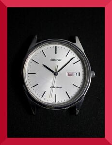 セイコー SEIKO クロノス Chronos クォーツ 3針 デイデイト 5H23-7D40 男性用 メンズ 腕時計 W973 稼働品