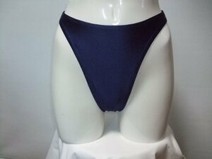  long high leg half back * men's bikini (M) navy 