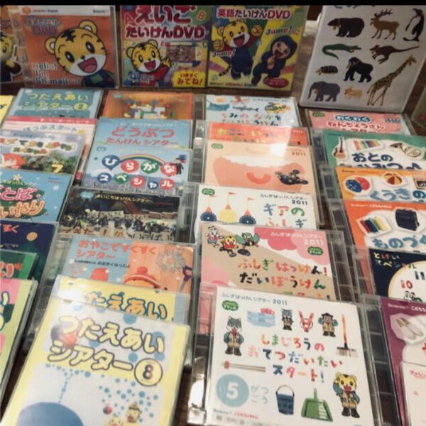 こどもちゃれんじ　CD＆DVD42枚　4〜5年分