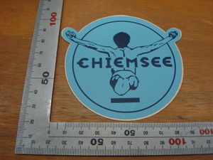 新品CHIEMSEE(キムジー) ステッカー（紙製）ジャンパーサークル（ブルー）