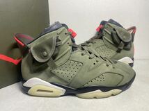 NIKE×TRAVIS SCOTT AIR JORDAN 6 RETRO SP トラビススコット エア ジョーダン 6 レトロ 国内正規 US9.5 USED 美品 CN1084-200_画像3