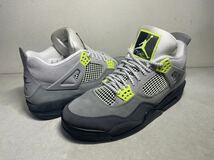 AIR JORDAN 4 RETRO SE 95 Neon エア ジョーダン 4 レトロ ネオン US9.5 USED CT5342-007_画像1