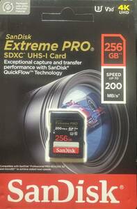 新品 SanDisk Extreme Pro 256Gb 200MB/140MB 送料込み ! ! 