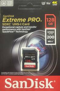 新品SanDisk Extreme Pro 128GB メモリカード