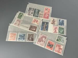Y9☆★ 未使用 切手 21枚 まとめ 八つ橋の蒔絵 鵜飼 まりも など 他 いろいろ セット 日本切手 古い切手