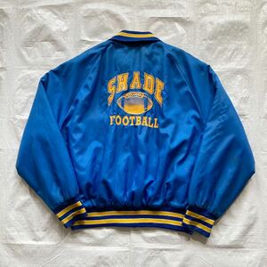 70s 80s Holloway ホロウェイ USA製 SHADE FOOTBALL スタジャン ジャケット XXL