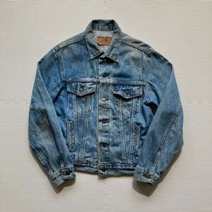 80s Levi's 70506-0217 リーバイス USA製 4ポケ デニムジャケット ジージャン 40