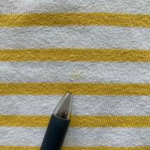SAINT JAMES セントジェームス フランス製 バスクシャツ ボーダー 黄色x白 M_画像7