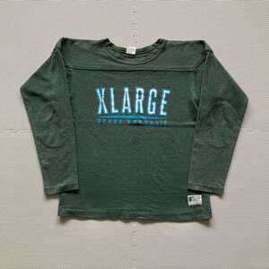 Champion x XLARGE チャンピオン エクストララージ ランタグ 復刻 フットボール Tシャツ L